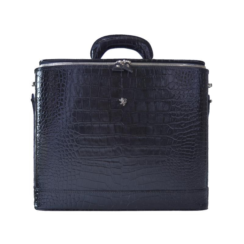 Exclusive leather laptop briefcase. "Raffaello" K116-15