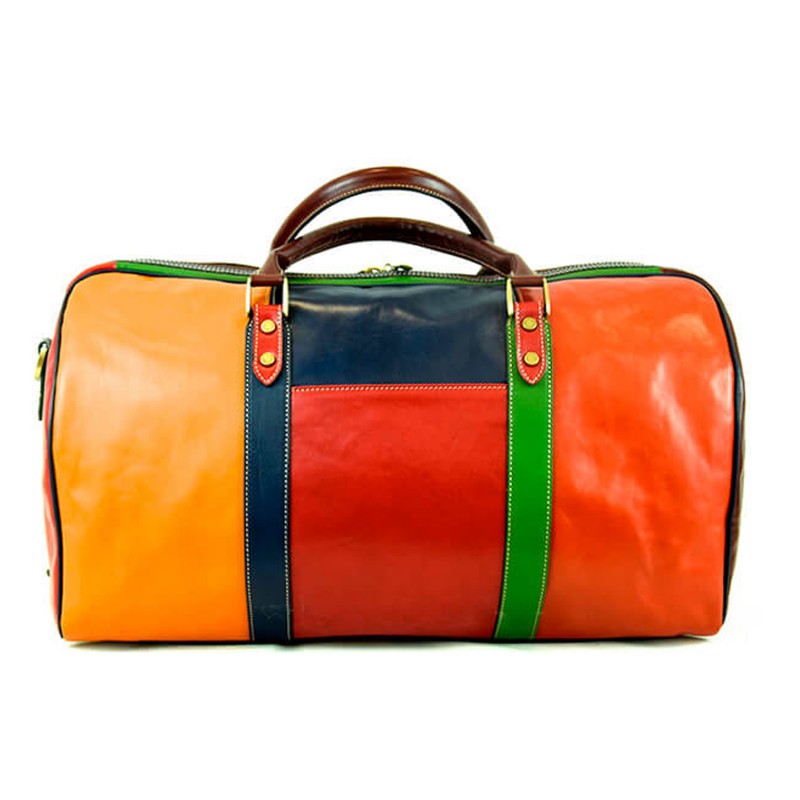 Leather Travel bag "Viburno MC"