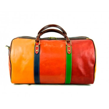 Leather Travel bag "Viburno MC"