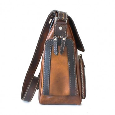Sports leather bag with...