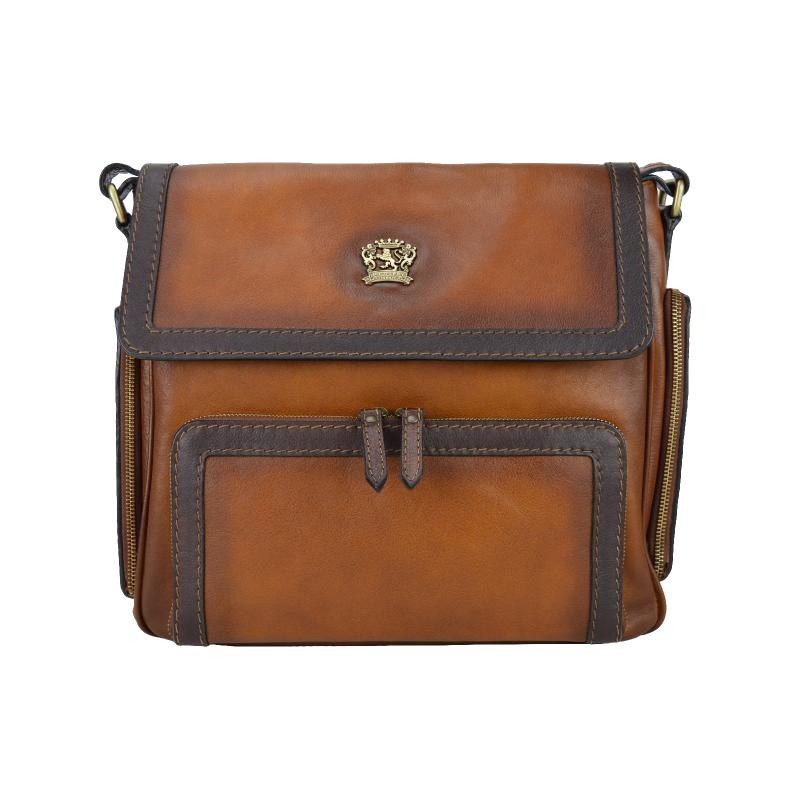 Sports leather bag with pockets "Tosca"