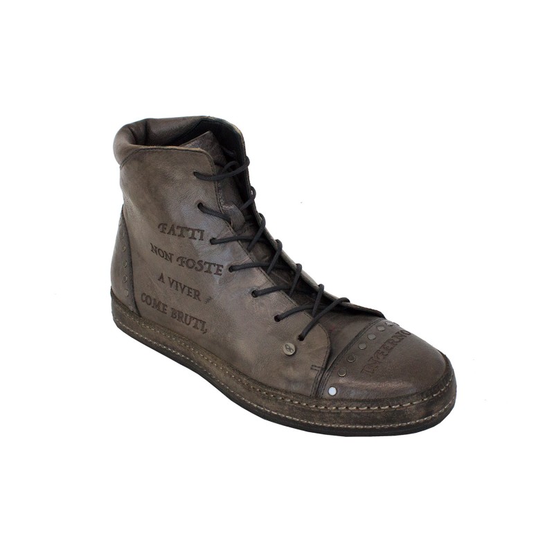 Leather man Sneaker "Inferno Canto XXVI" AL