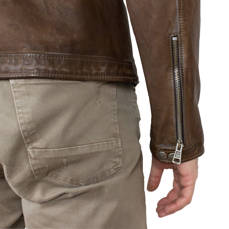 Leather man jacket "Biker"