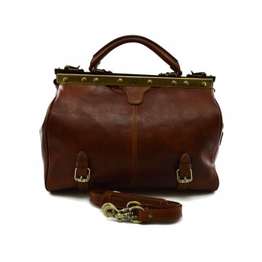 Old America style leather doctor bag "Giżycko" TM