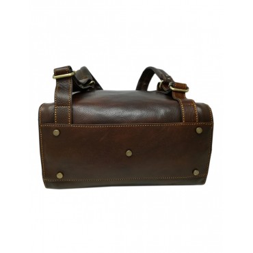 Backpack bag for doctor in genuine Italian leather, urban style model TM