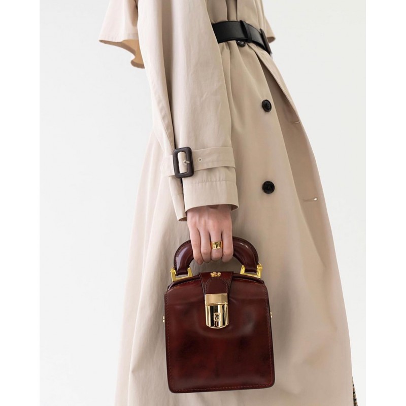 Exclusive woman leather handbag "Miss Brunelleschi" B120/L