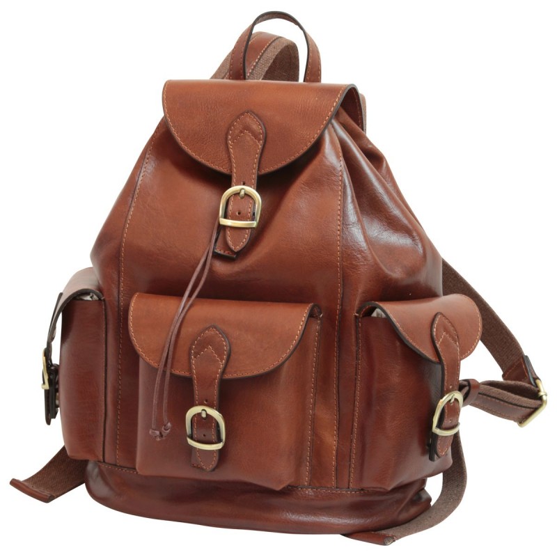 Leather backpack "Cieszyn"