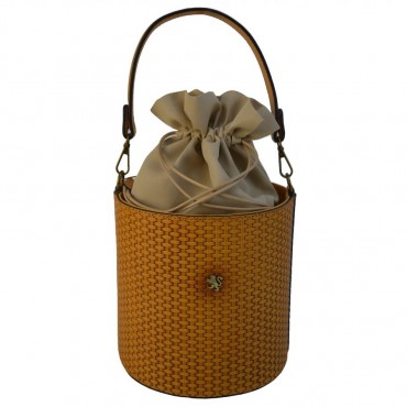 Bucket-shaped bag with...