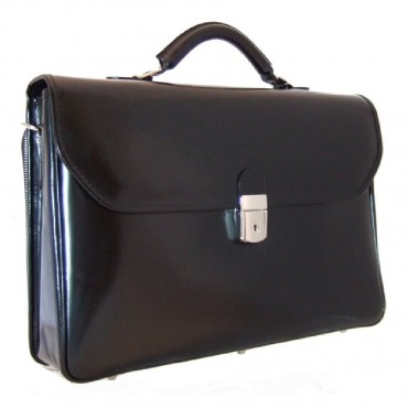 Leather briefcase...