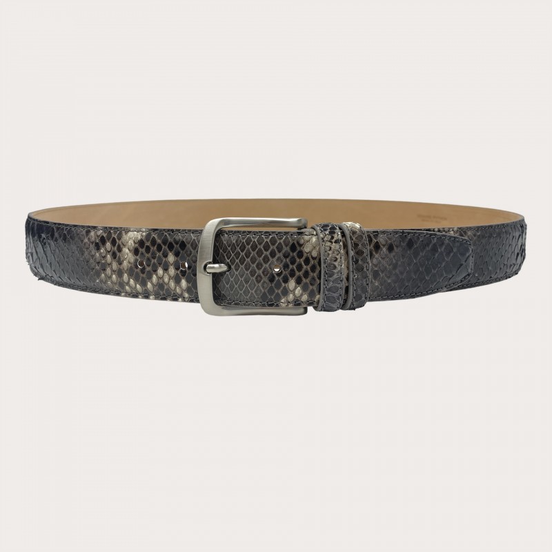 Belt in genuine python leather. GR