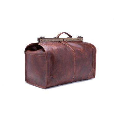 Leather travel bag "Szczecin"