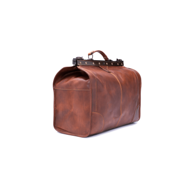 Leather travel bag "Gdynia"