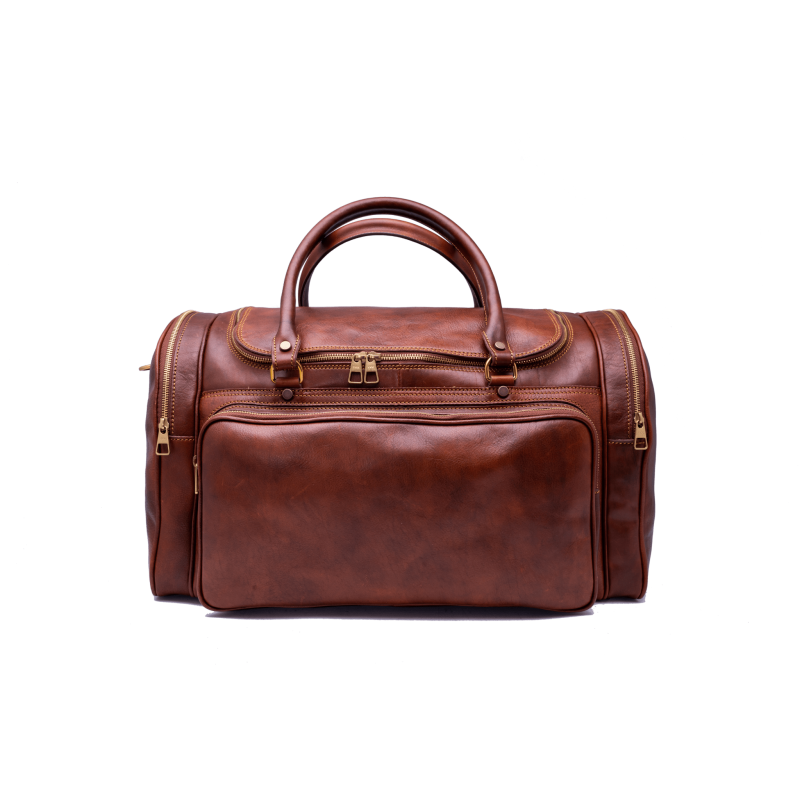 Leather travel bag "Arno" B