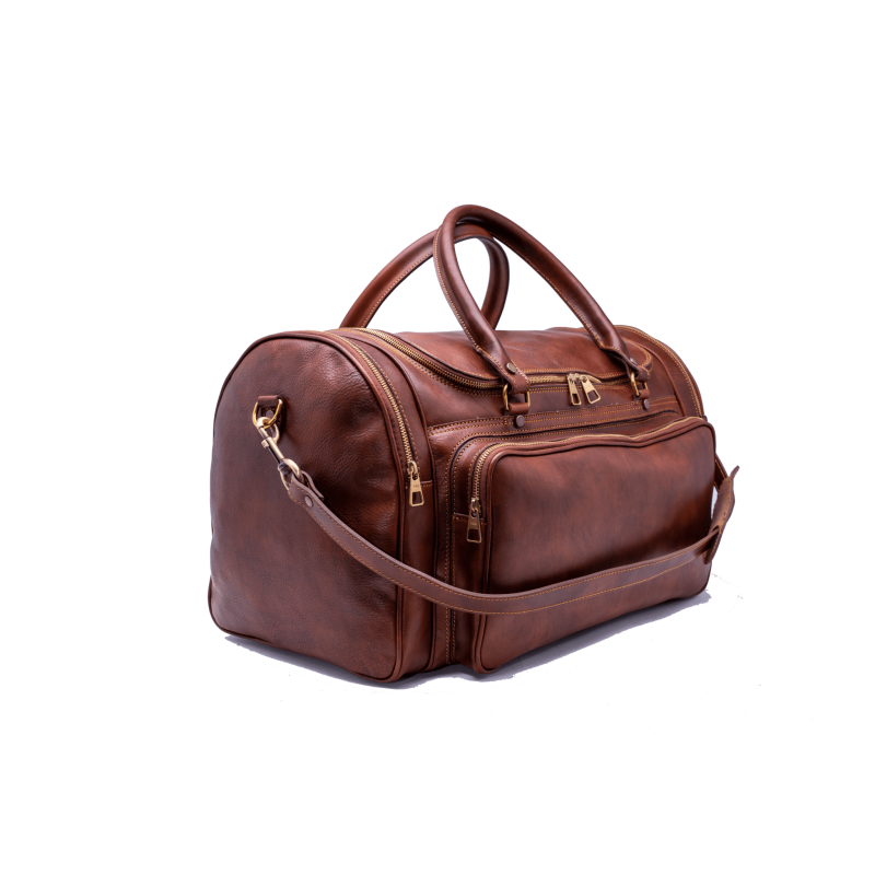 Leather travel bag "Arno" B