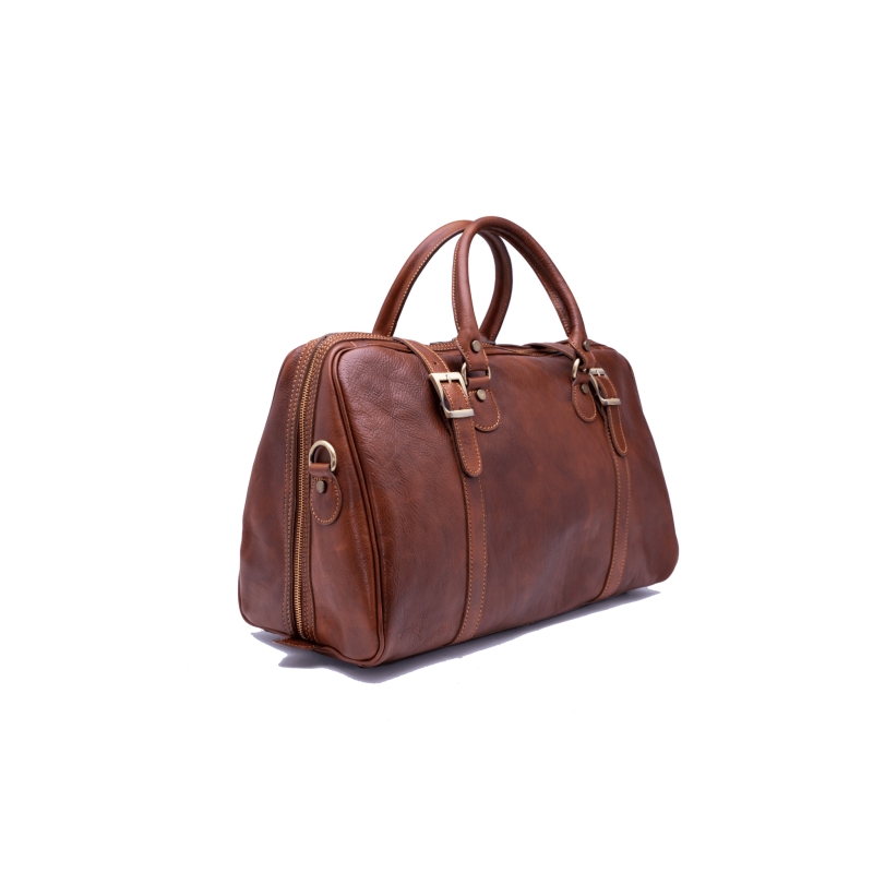 Leather Travel bag "Ornello"