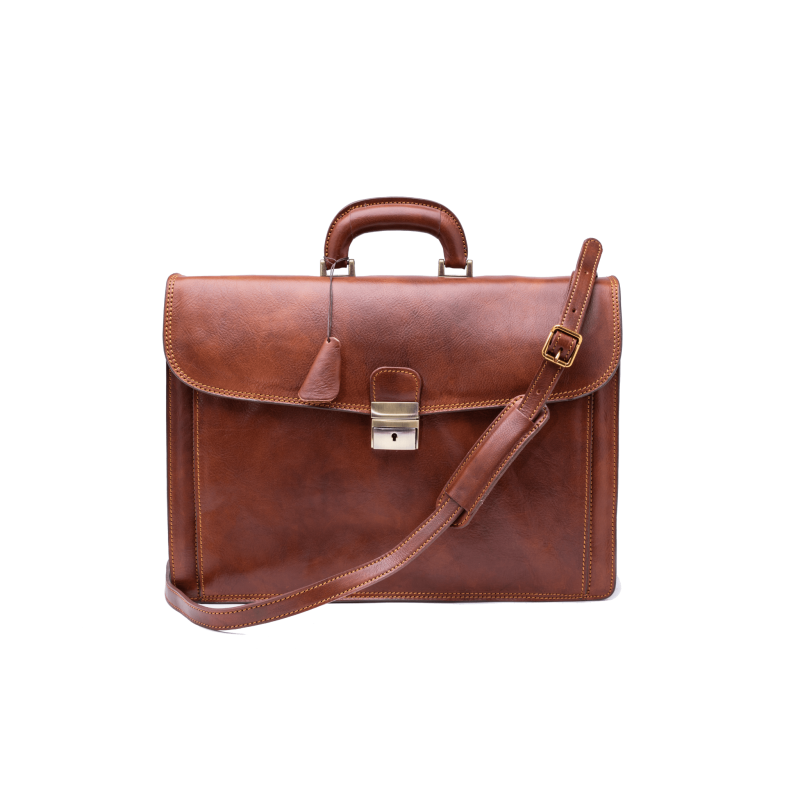 Leather classic and professional briefcase