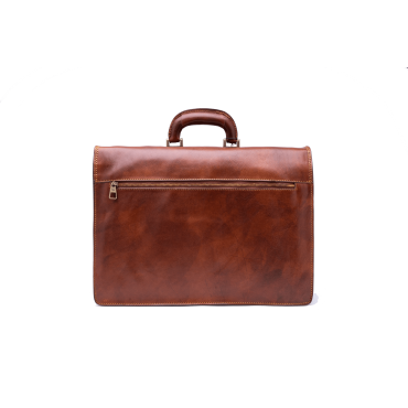 Leather classic and professional briefcase
