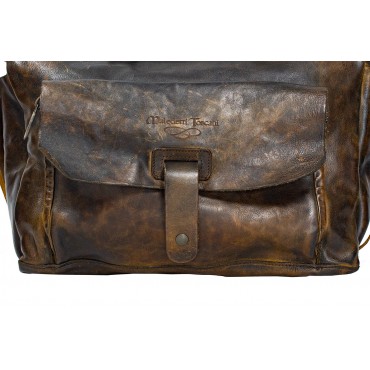 Weekend leather bag medium size KO
