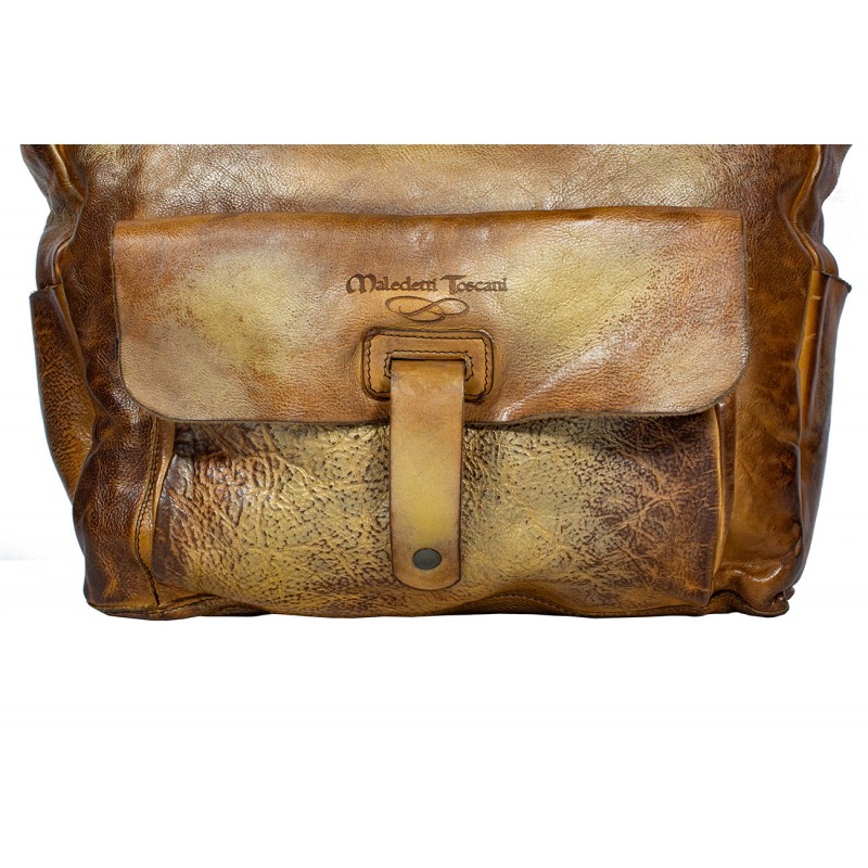Weekend leather bag medium size ORO