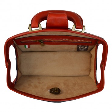 Small handbag in horse leather on the front and back. "Lady Brunelleschi" C120N