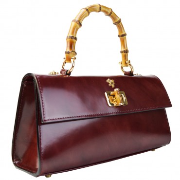 Small leather bag for women "Bassotto"