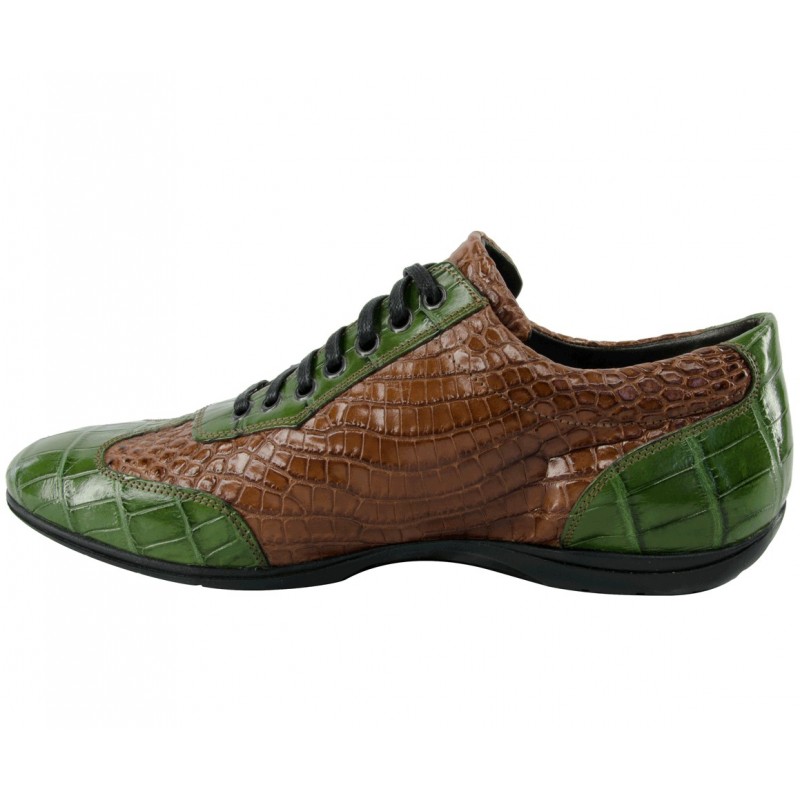 Scarpa uomo Sneakers in Coccodrillo Niloticus 2 colori