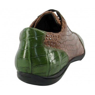 Scarpa uomo Sneakers in Coccodrillo Niloticus 2 colori