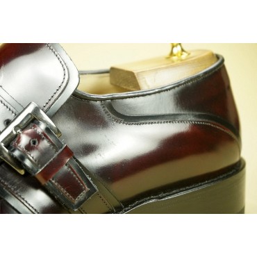 Buty męskie skórzane ze sprzączką "Lucignano"
