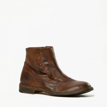 Leather man ankle boot...