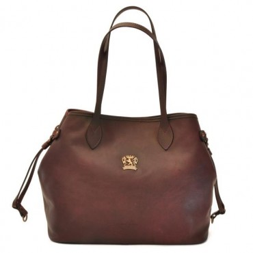 Leather Lady bag "Vetulonia" B471G