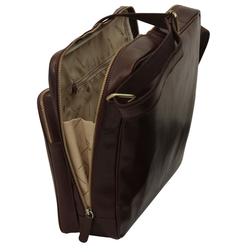 Leather Man bag "Koszalin"