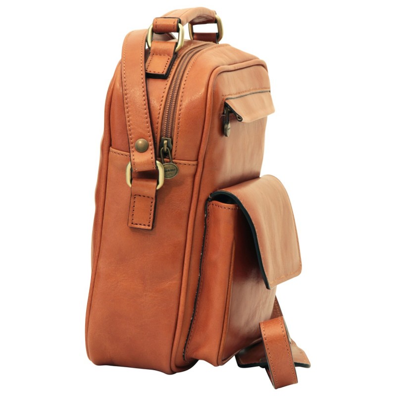 Leather Man bag "Wawel" C