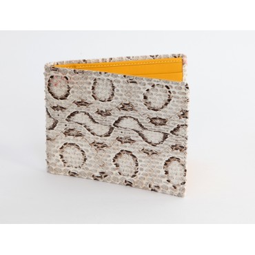 Wallet in real Python leather
