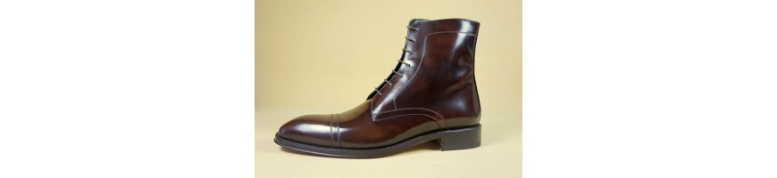 Leather men's boots