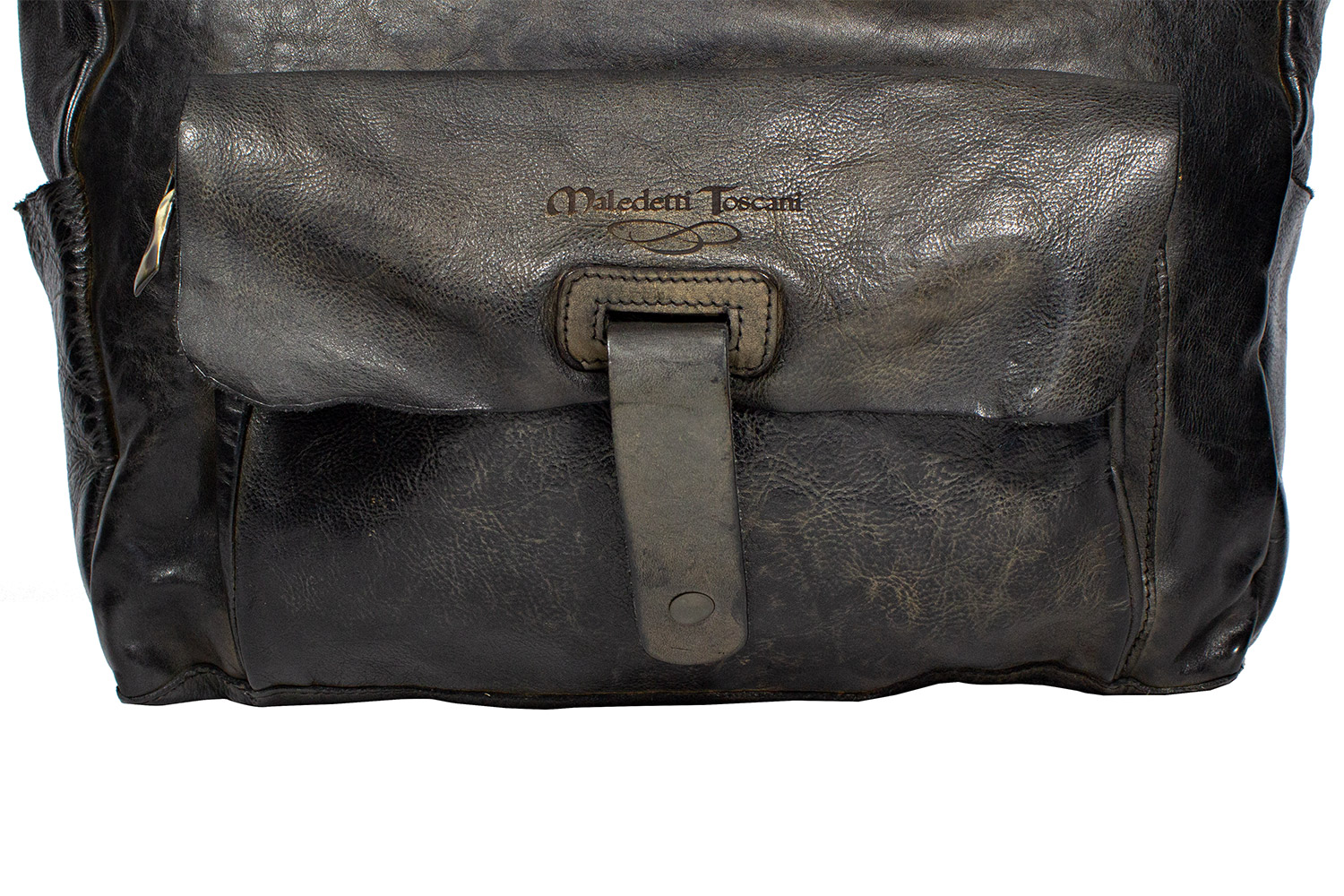 Leather bag made of canvas and leather, all handmade as they once were ..