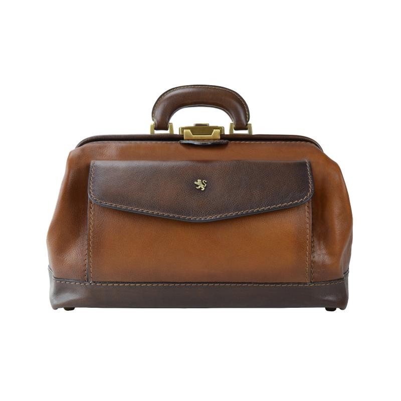 Leather Doctor bag B562. A large, roomy and comfortable leather doctor's bag is the perfect choice for any business woman.