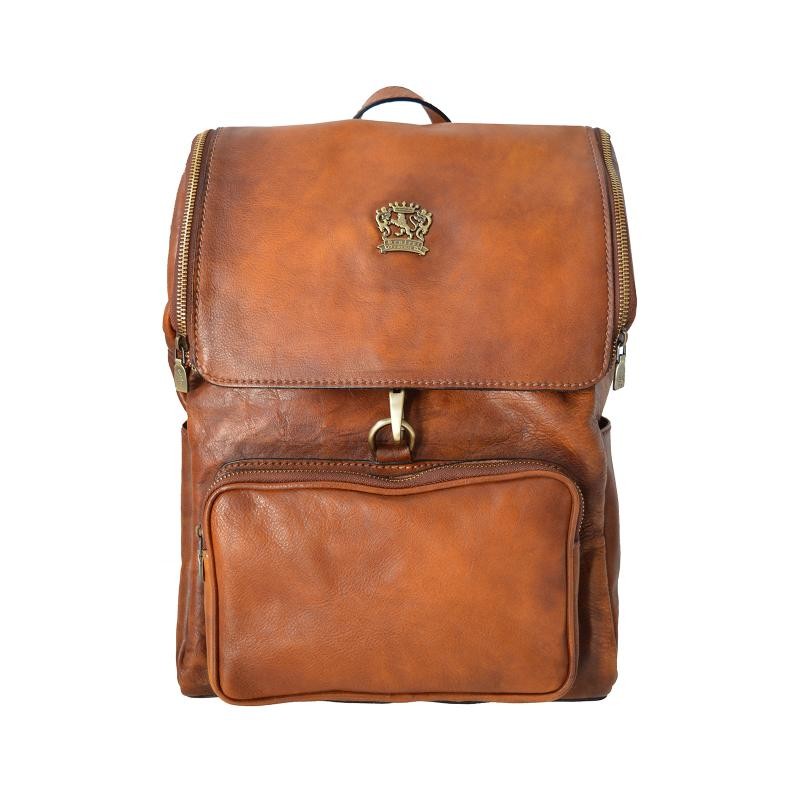 The leather RunningMan backpack is the perfect mix of refinement and practicality, a backpack equipped to satisfy every need, roomy, comfortable and versatile.